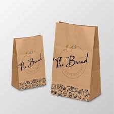 Custom Bread paper Bags